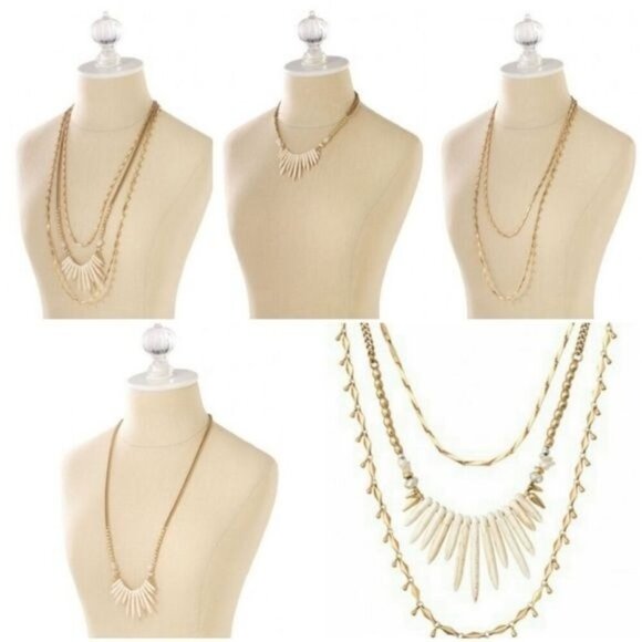 Stella & Dot Zuni Layering Necklace - Wear it Many Ways! - Picture 1 of 10
